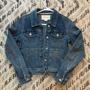 Pilcro Anthropologie cropped denim jacket Small